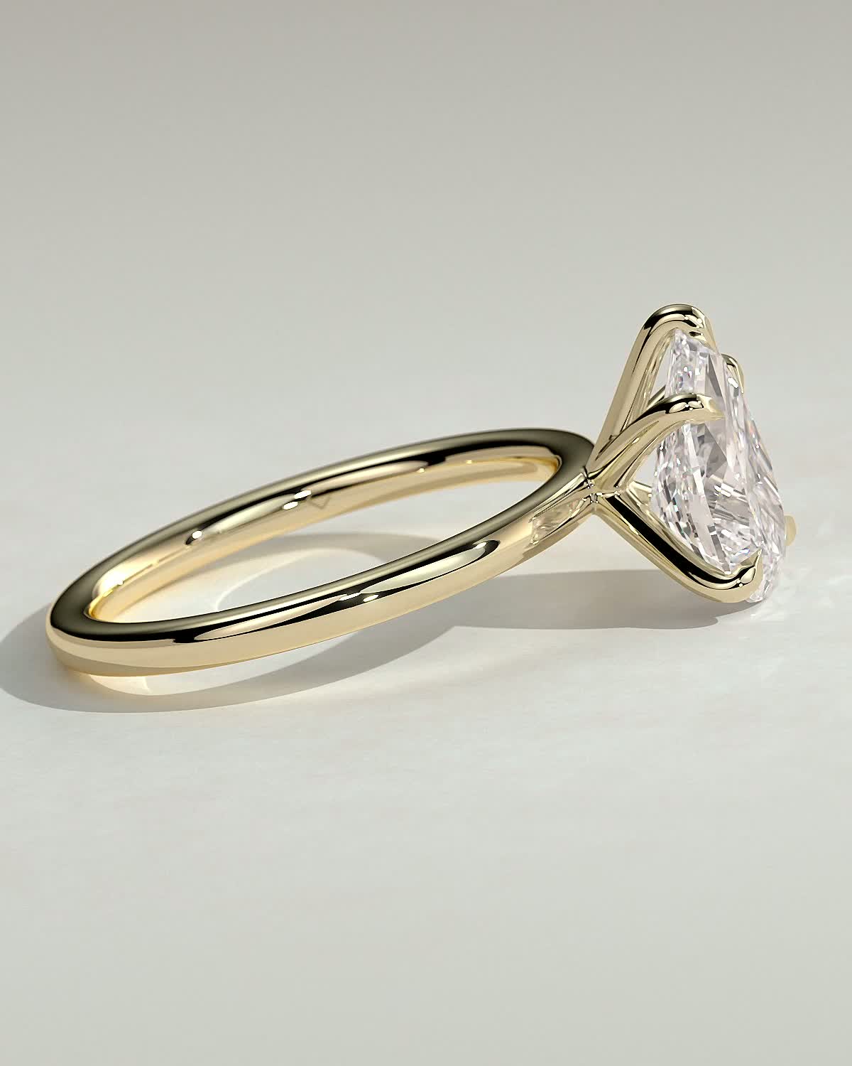 Round Halo, Pave & Split Shank Engagement Ring – 1.93 CT Lab Grown Diamond