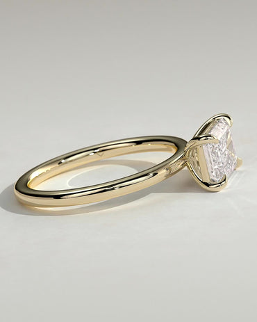 Round Halo, Pave & Split Shank Engagement Ring – 1.93 CT Lab Grown Diamond