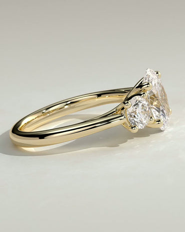 Round Halo, Pave & Split Shank Engagement Ring – 1.93 CT Lab Grown Diamond