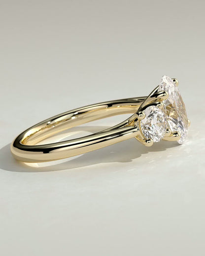 Round Halo, Pave & Split Shank Engagement Ring – 1.93 CT Lab Grown Diamond