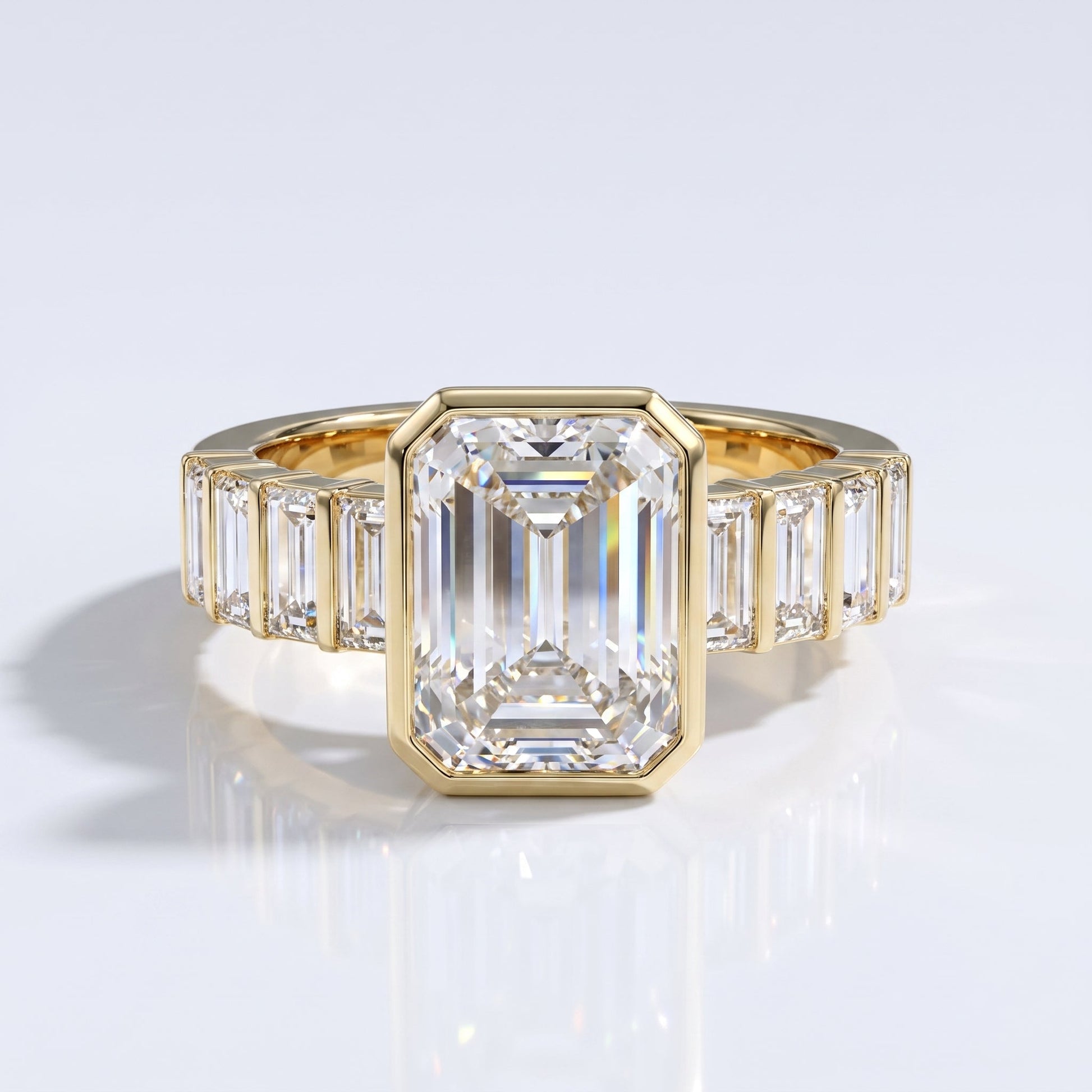 Marquise Swirl Solitaire Engagement Ring – 1 CT Lab Grown Diamond