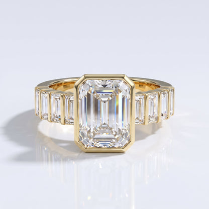 Marquise Swirl Solitaire Engagement Ring – 1 CT Lab Grown Diamond