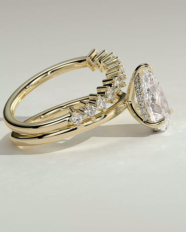 Round Halo, Pave & Split Shank Engagement Ring – 1.93 CT Lab Grown Diamond