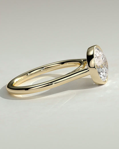 Round Halo, Pave & Split Shank Engagement Ring – 1.93 CT Lab Grown Diamond