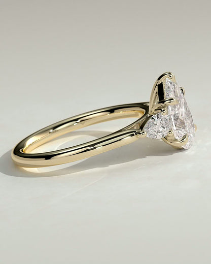 Round Halo, Pave & Split Shank Engagement Ring – 1.93 CT Lab Grown Diamond