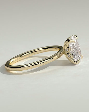 Round Halo, Pave & Split Shank Engagement Ring – 1.93 CT Lab Grown Diamond