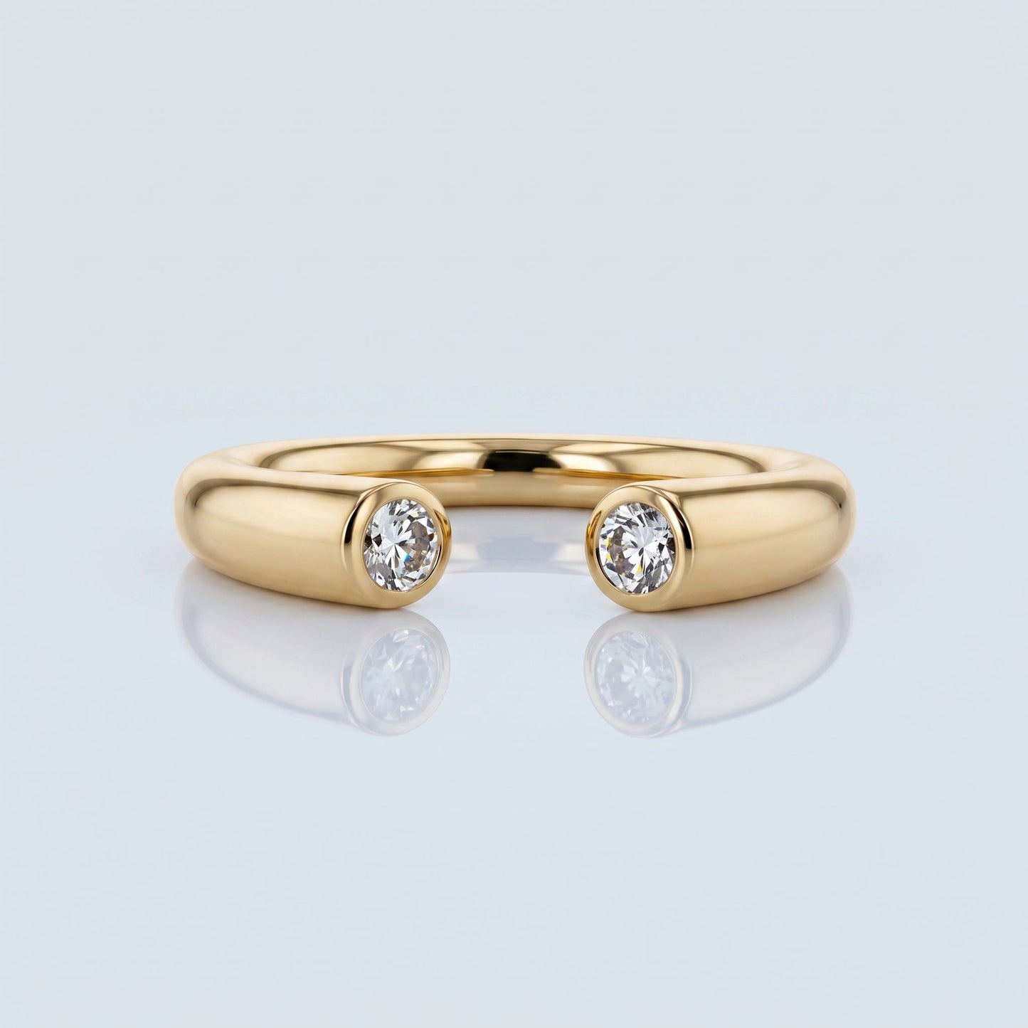 0.2 TCW Round Diamond Half Eternity DEF/VVS Lab Grown Wedding Band