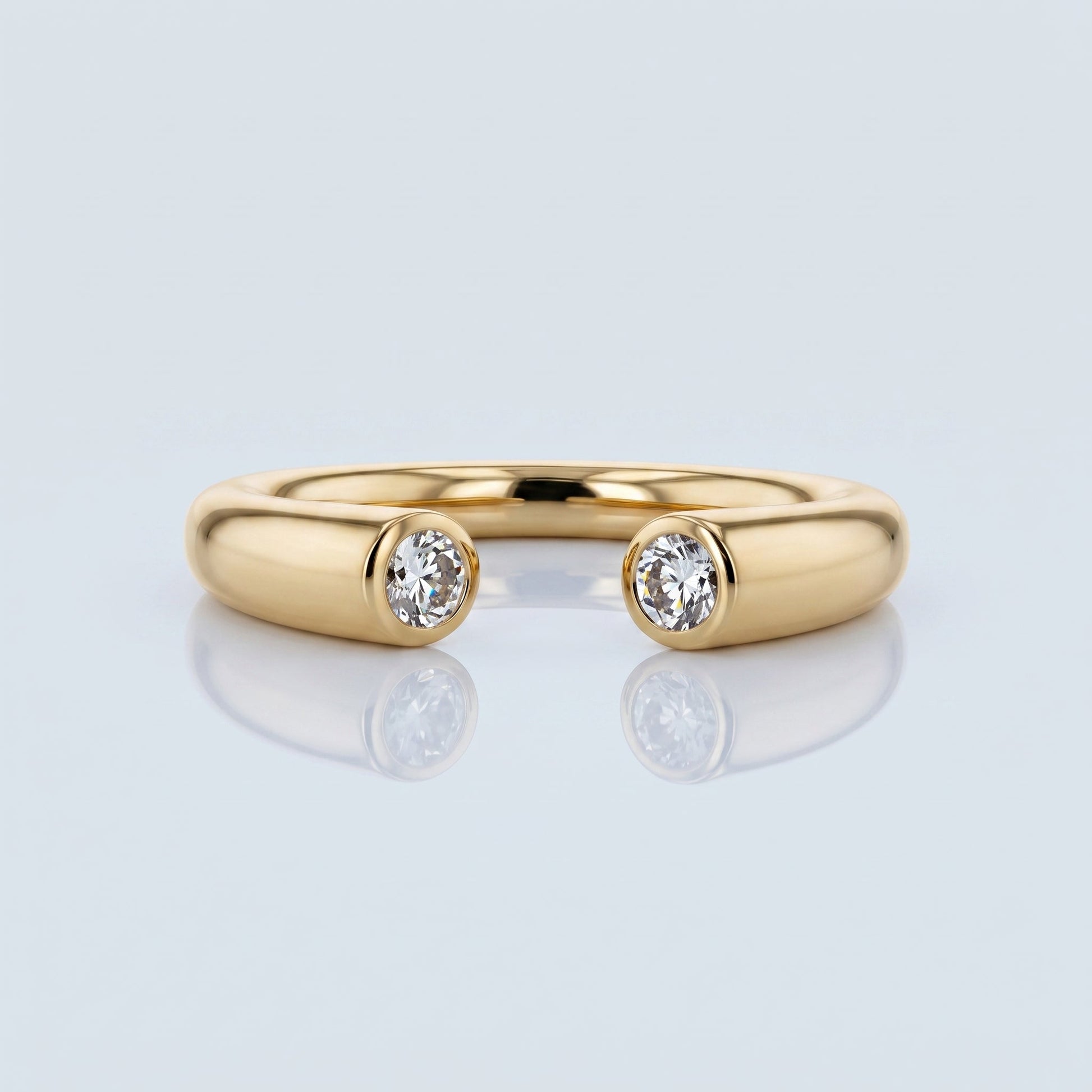 0.2 TCW Round Diamond Half Eternity DEF/VVS Lab Grown Wedding Band