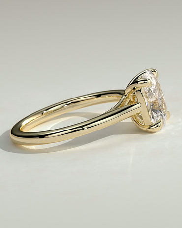 Round Halo, Pave & Split Shank Engagement Ring – 1.93 CT Lab Grown Diamond