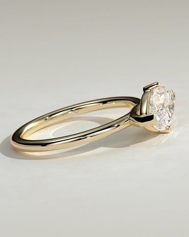 Round Halo, Pave & Split Shank Engagement Ring – 1.93 CT Lab Grown Diamond