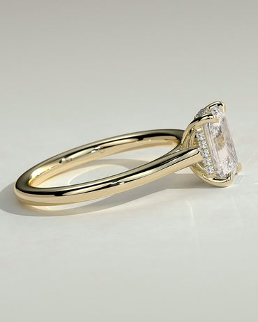 Round Halo, Pave & Split Shank Engagement Ring – 1.93 CT Lab Grown Diamond