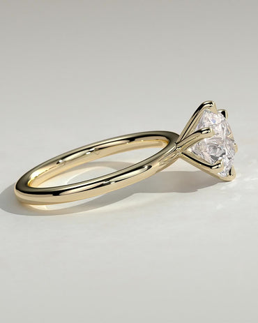 Round Halo, Pave & Split Shank Engagement Ring – 1.93 CT Lab Grown Diamond