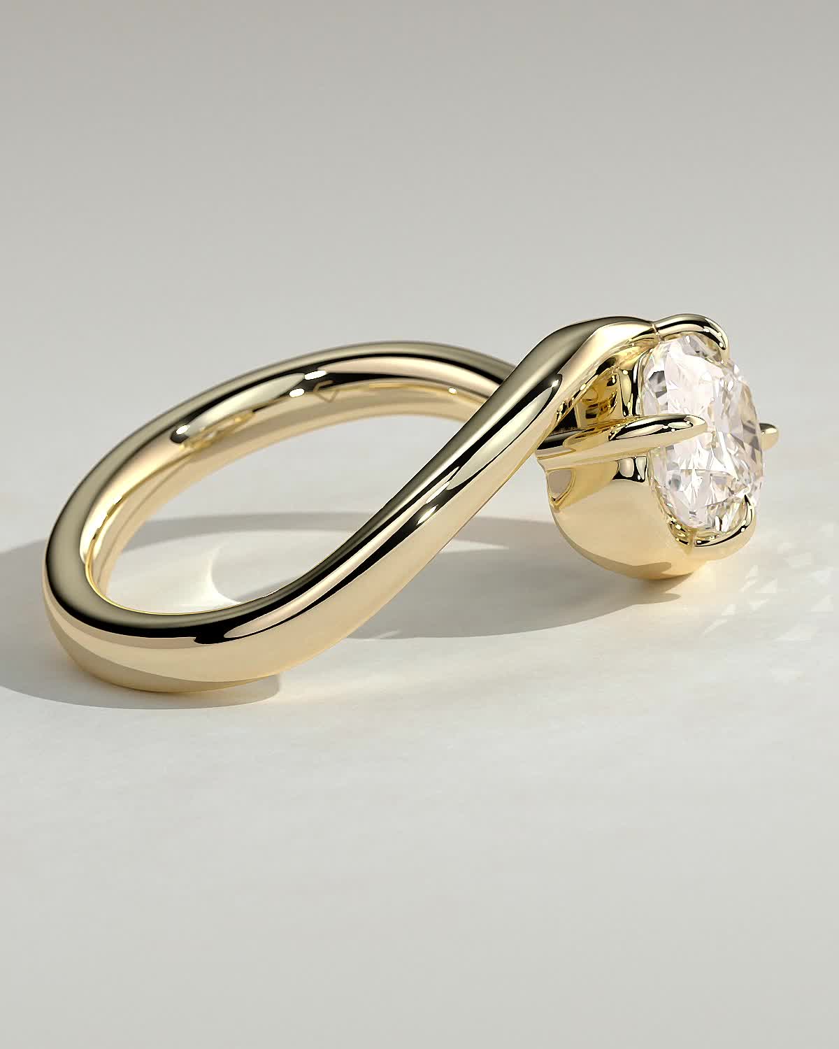 Round Halo, Pave & Split Shank Engagement Ring – 1.93 CT Lab Grown Diamond