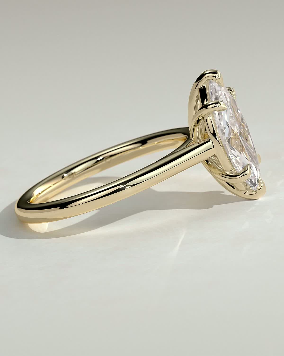 Round Halo, Pave & Split Shank Engagement Ring – 1.93 CT Lab Grown Diamond