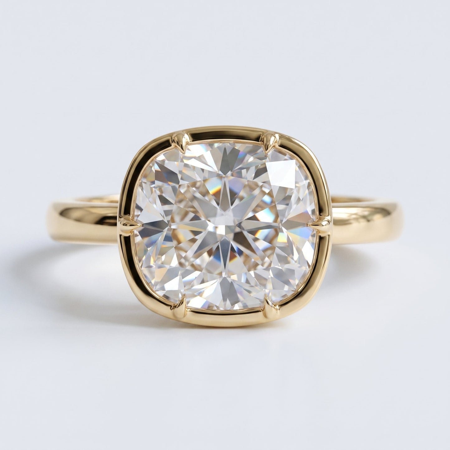 Marquise Swirl Solitaire Engagement Ring – 1 CT Lab Grown Diamond