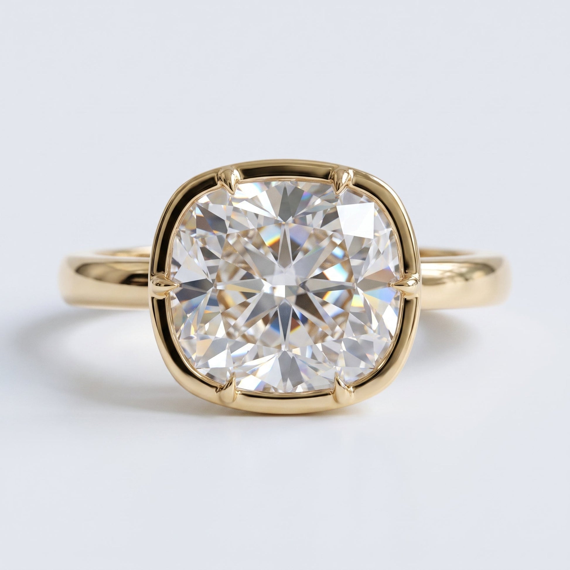 Marquise Swirl Solitaire Engagement Ring – 1 CT Lab Grown Diamond
