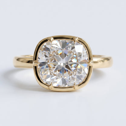 Marquise Swirl Solitaire Engagement Ring – 1 CT Lab Grown Diamond