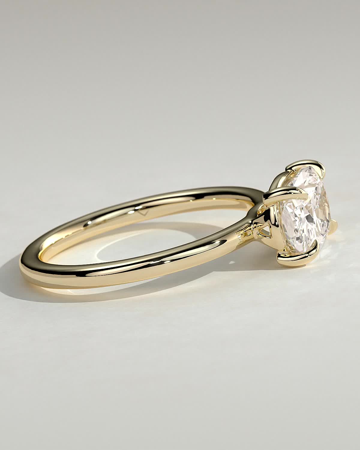 Round Halo, Pave & Split Shank Engagement Ring – 1.93 CT Lab Grown Diamond