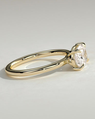Round Halo, Pave & Split Shank Engagement Ring – 1.93 CT Lab Grown Diamond