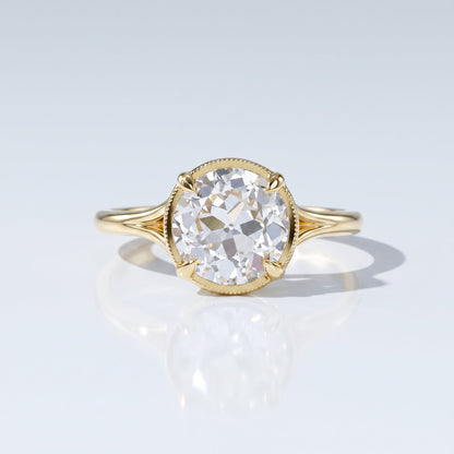 Marquise Swirl Solitaire Engagement Ring – 1 CT Lab Grown Diamond