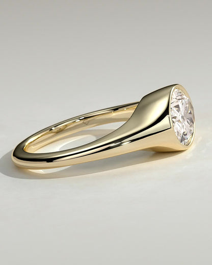 Round Halo, Pave & Split Shank Engagement Ring – 1.93 CT Lab Grown Diamond