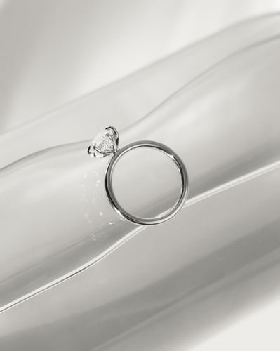 2 CT Marquise Cut Hidden Halo Styled Lab Grown Diamond Engagement Ring