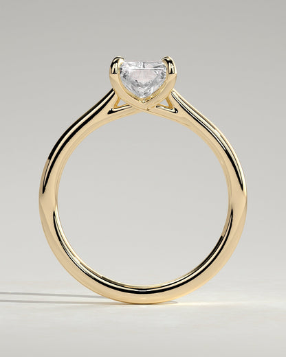 Radiant Solitaire Lab Grown Diamond Engagement Ring