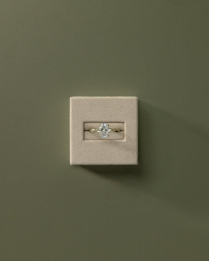 2 CT Oval Cut Criss Crossed Pave Lab Grown Diamond Engagement Ring