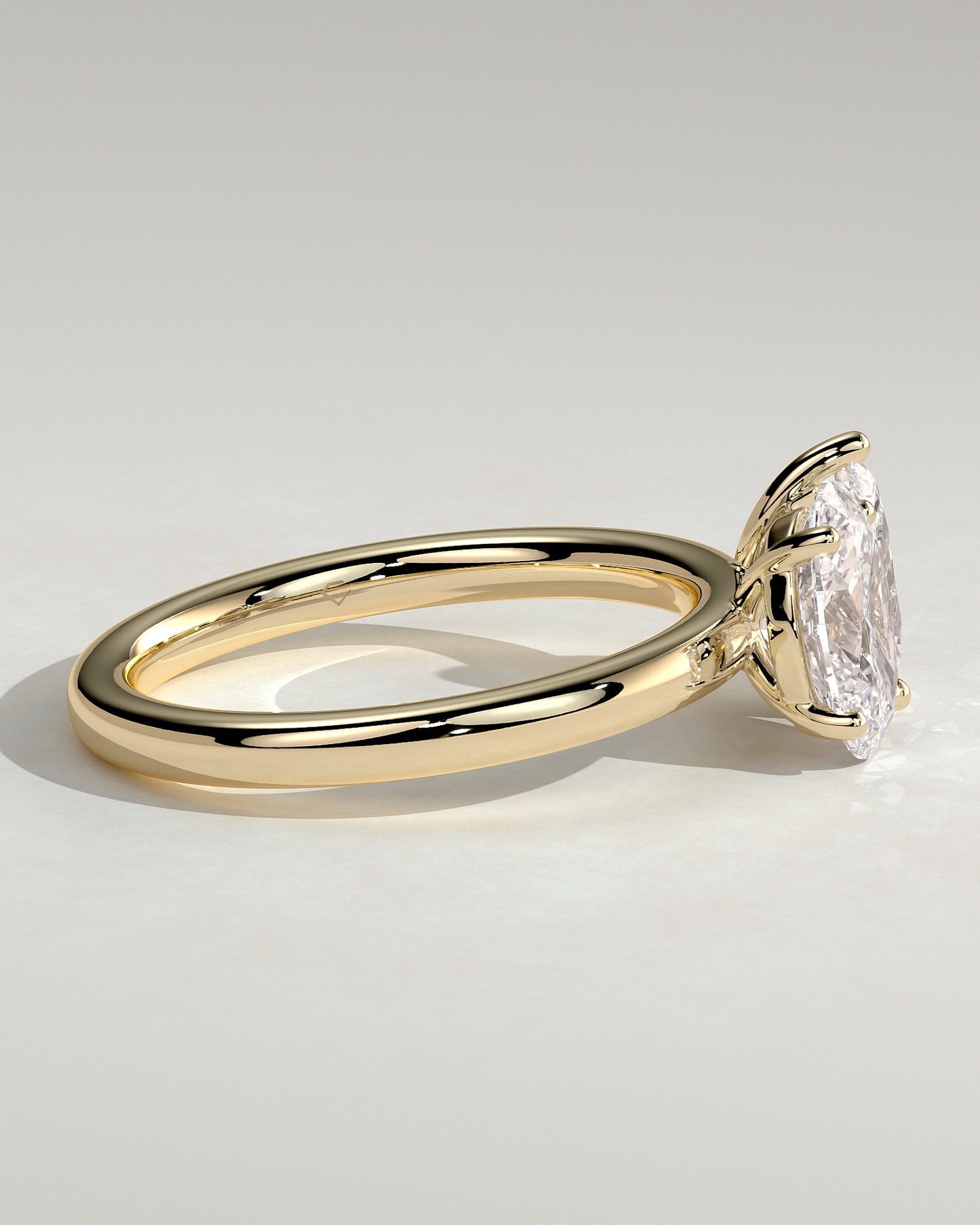 3.0 CT Oval & Pear Cut Toi Et Moi Lab Grown Diamond Engagement Ring