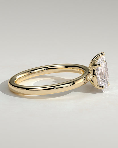 3.0 CT Oval & Pear Cut Toi Et Moi Lab Grown Diamond Engagement Ring