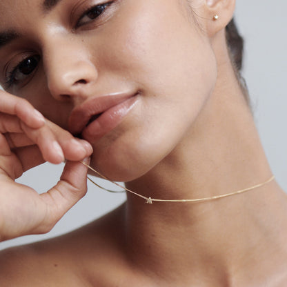 Letter Initial Chained Necklace