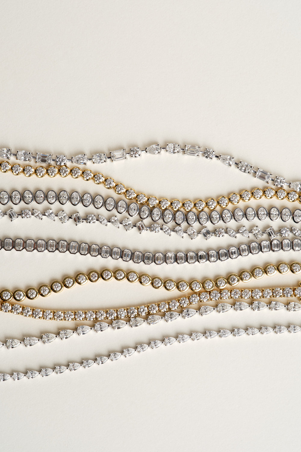 8.5 TCW Round Lab Grown Diamond Claw Tennis Necklace