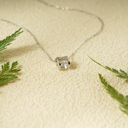 0.17 CT Moissanite Diamond Cross Pendant Necklace in Solid Gold 6