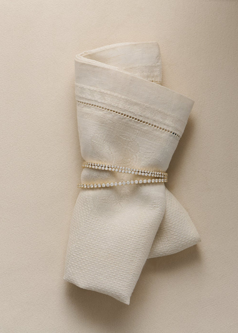 4 TCW Round Lab Grown Diamond Tennis Bracelet