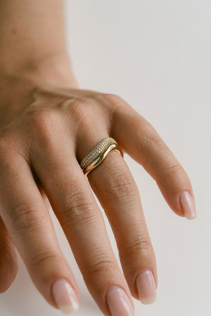 0.25 TCW Round Shaped Half Eternity Lab Grown Diamond Wedding Band