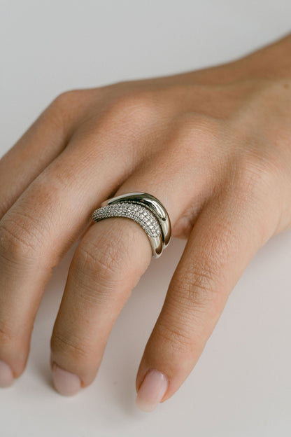 0.25 TCW Round Shaped Half Eternity Lab Grown Diamond Wedding Band