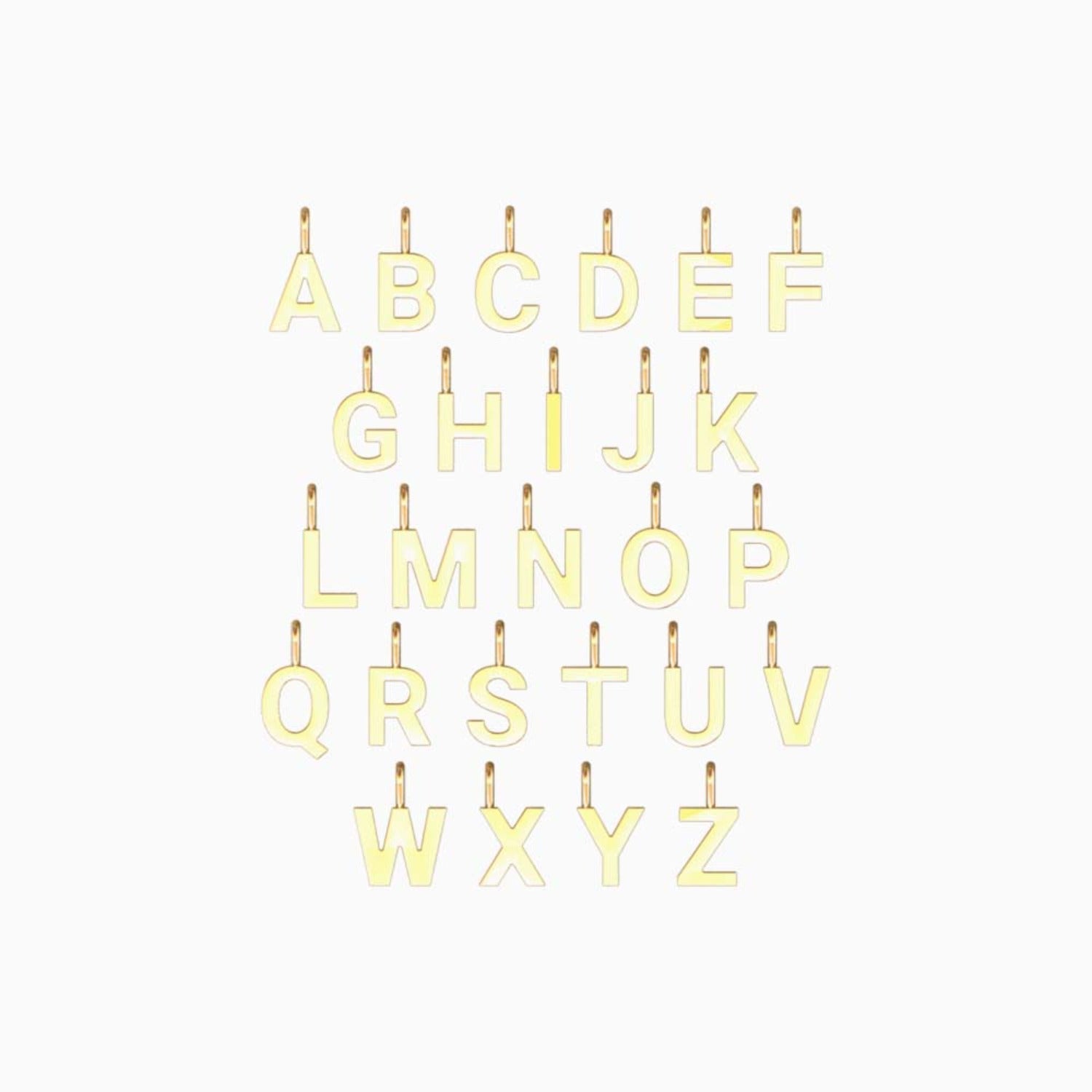 Customize Letter 'S' Necklace in Solid Gold 3