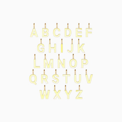 Customize Letter 'S' Necklace in Solid Gold 3