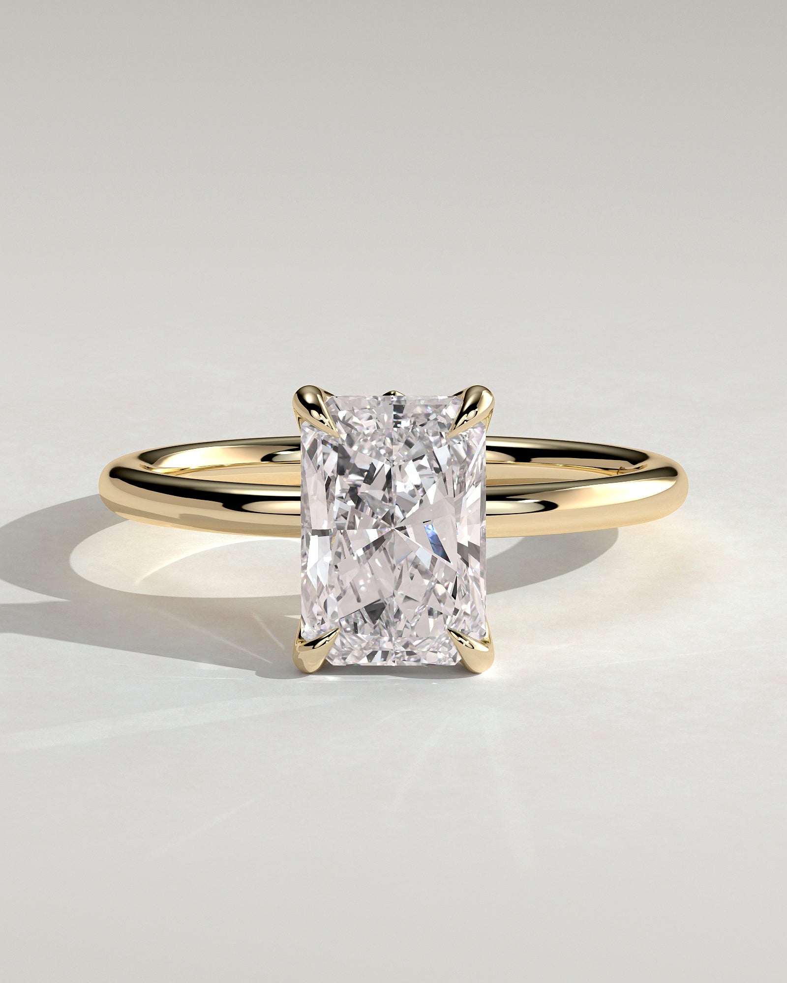 Round Halo, Pave & Split Shank Engagement Ring – 1.93 CT Lab Grown Diamond