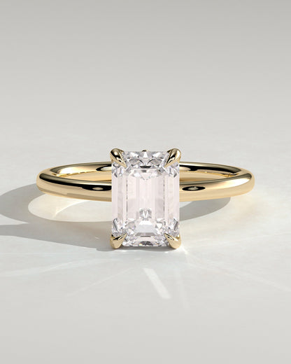 Round Halo, Pave & Split Shank Engagement Ring – 1.93 CT Lab Grown Diamond