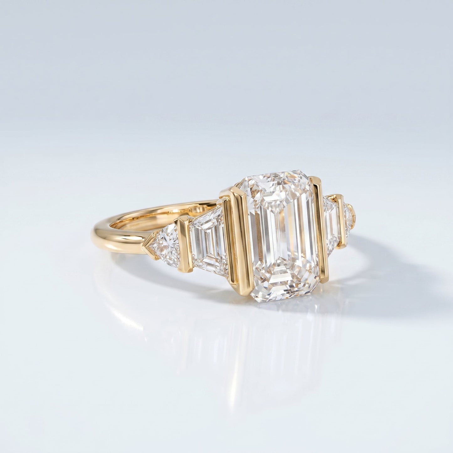 Marquise Swirl Solitaire Engagement Ring – 1 CT Lab Grown Diamond