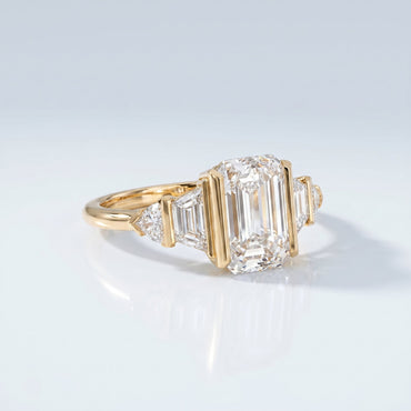 Marquise Swirl Solitaire Engagement Ring – 1 CT Lab Grown Diamond