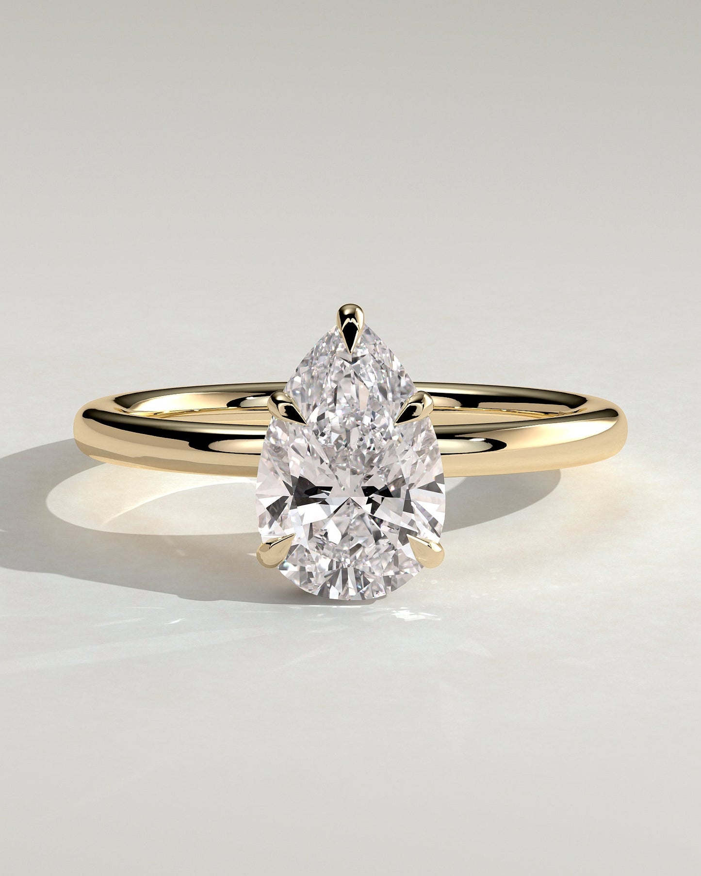 Round Halo, Pave & Split Shank Engagement Ring – 1.93 CT Lab Grown Diamond