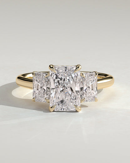 Round Halo, Pave & Split Shank Engagement Ring – 1.93 CT Lab Grown Diamond