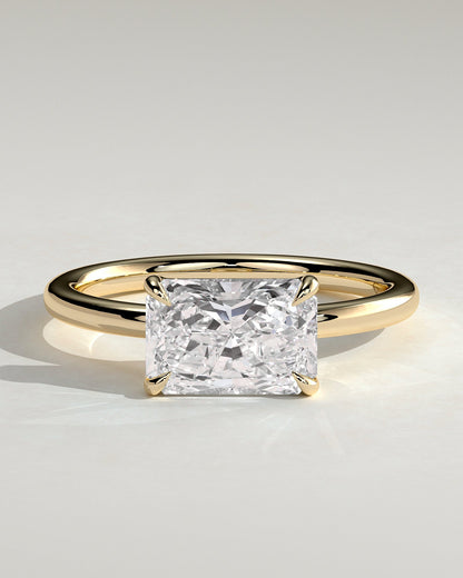 Round Halo, Pave & Split Shank Engagement Ring – 1.93 CT Lab Grown Diamond