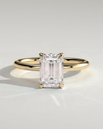 Round Halo, Pave & Split Shank Engagement Ring – 1.93 CT Lab Grown Diamond