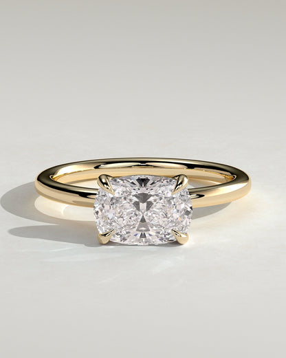 Round Halo, Pave & Split Shank Engagement Ring – 1.93 CT Lab Grown Diamond