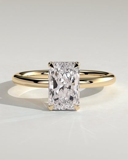 Round Halo, Pave & Split Shank Engagement Ring – 1.93 CT Lab Grown Diamond