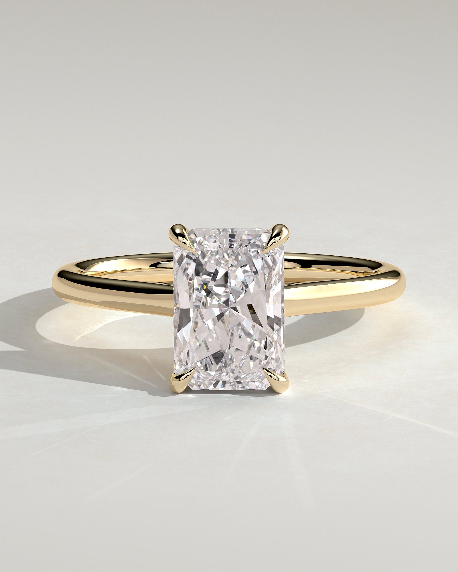 Round Halo, Pave & Split Shank Engagement Ring – 1.93 CT Lab Grown Diamond