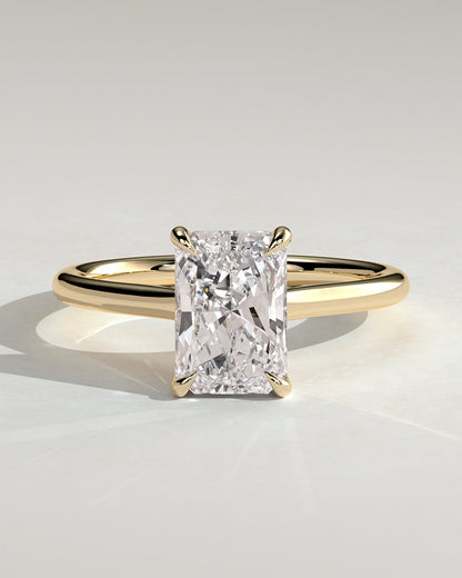 Round Halo, Pave & Split Shank Engagement Ring – 1.93 CT Lab Grown Diamond